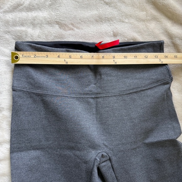 Spanx Gray Ankle Length Ponte Leggings with Ankle Slits Style 20262R Sz M TALL - Picture 4 of 5